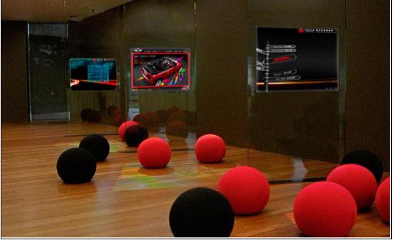 多点触摸屏专用全息投影膜,全息投影幕