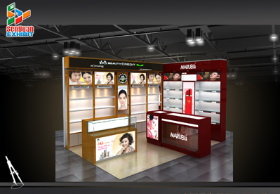 化妆品展柜1