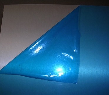 蓝色铝箔保护膜 蓝膜 中粘蓝色保护膜