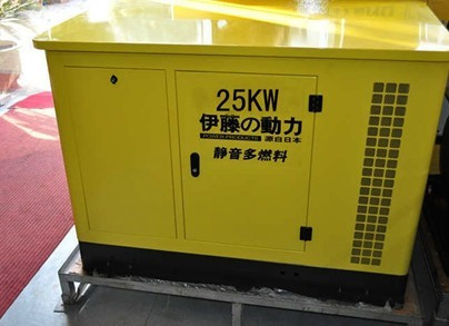 25KW静音多燃料发电机组