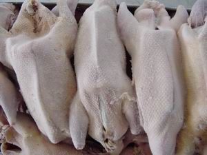 供应冷冻鹅胗、鸡腿、鸭舌、兔肉（全国配送）