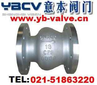 不锈钢贯流式止回阀,轴流式止回阀,贯流止回阀