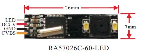 最新款42万高清微型摄像头模组