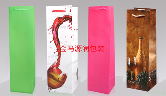 新款彩色PP红酒袋，红酒酒盒包装，红酒袋，北京现货供应
