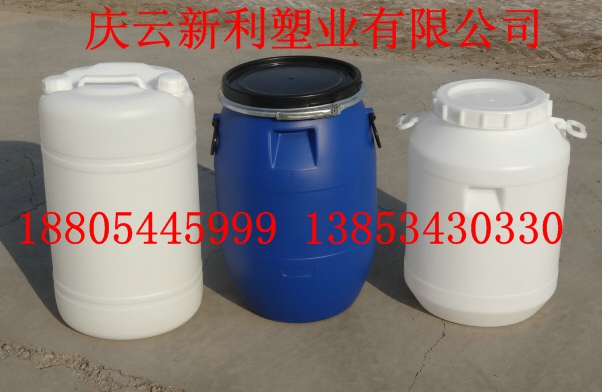 60升开口塑料桶60升法兰塑料桶厂家直销
