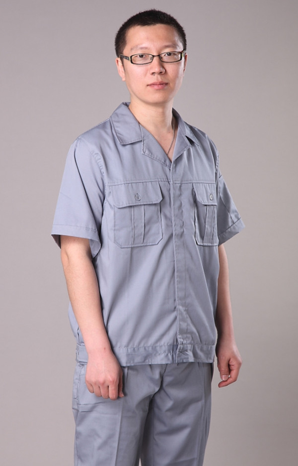 2013夏季新款工作服 深圳福永工业区工衣 深圳厂服定做