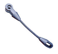 浇铸钢丝绳索具,浇注钢丝绳,钢丝绳浇铸琵琶头