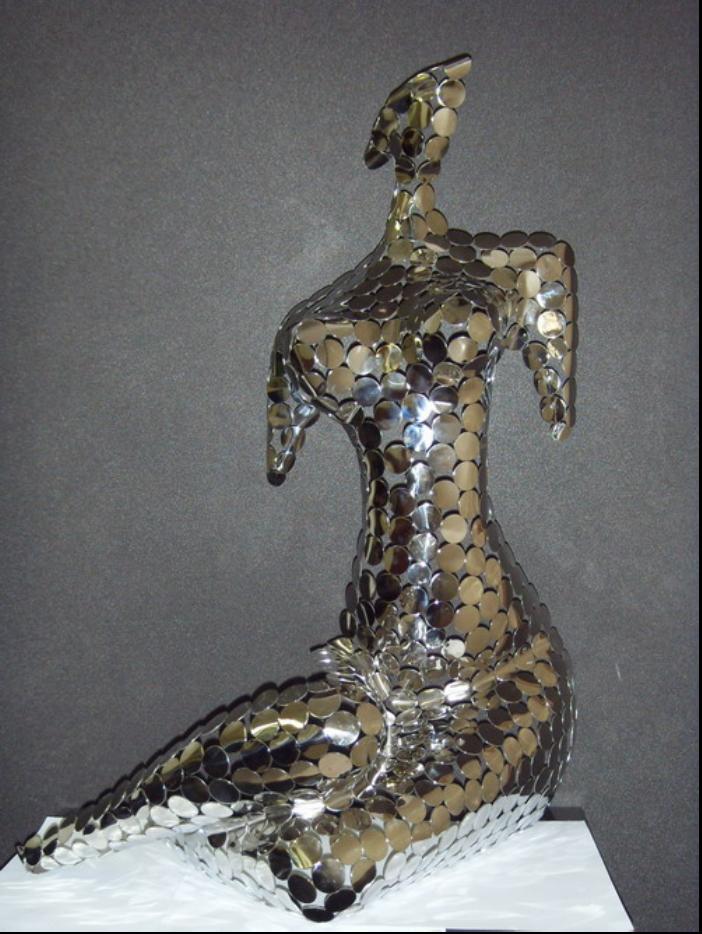 莎欧特供应不锈钢雕塑、树脂摆件、金属壁饰挂件/玻璃钢花器