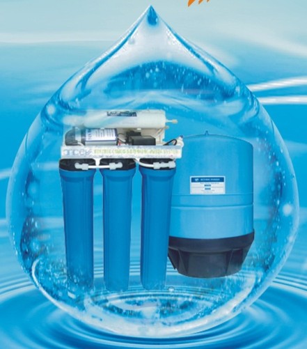 安倍提供立式纯水机-100加仑商用纯水机AB-RO-100G