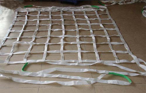 尼龙吊网，钢丝绳吊网，吊货网兜