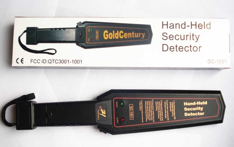 厂家直销高灵敏手持式金属探测器GC-1001安检探测仪