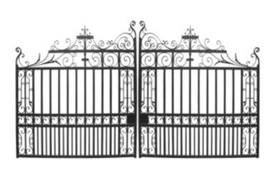 现货供应铁艺大门及各种配件