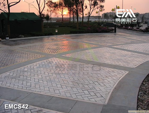 印模地坪，压模地坪，压花地坪，艺术地坪