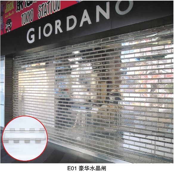 佛山电动水晶卷闸门，电动水晶卷帘门1