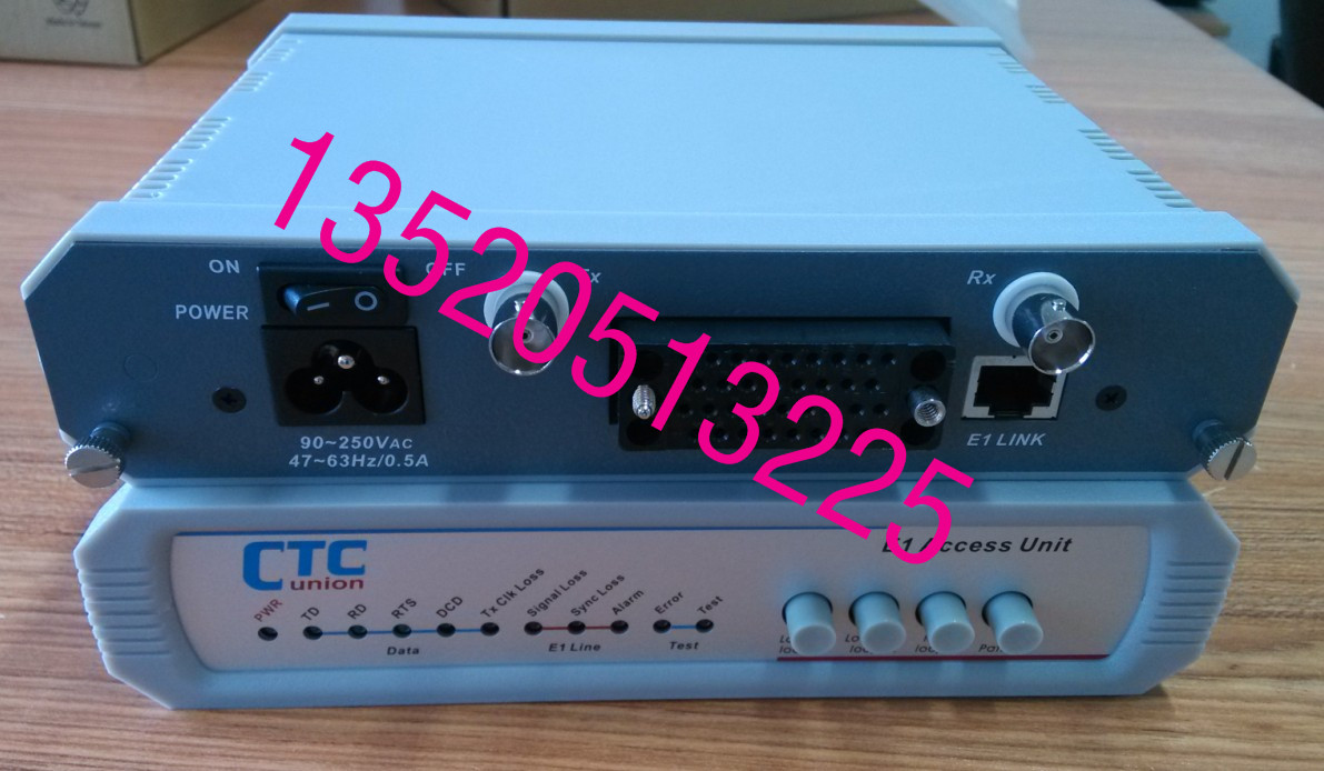 CTC ETU01-PLUS成帧E1接入设备,接口转换器,G703/V35，E1/V35