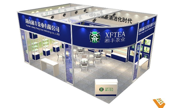 特装展位铝料-特装方铝厂家-3联体展位