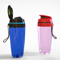 塑料水壶、塑料杯子、太空瓶