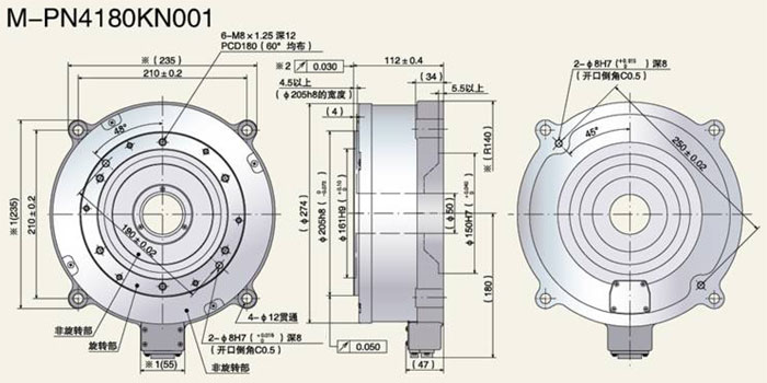 广东大华轴承nsk直驱电机dd马达m-pnz3040kn001