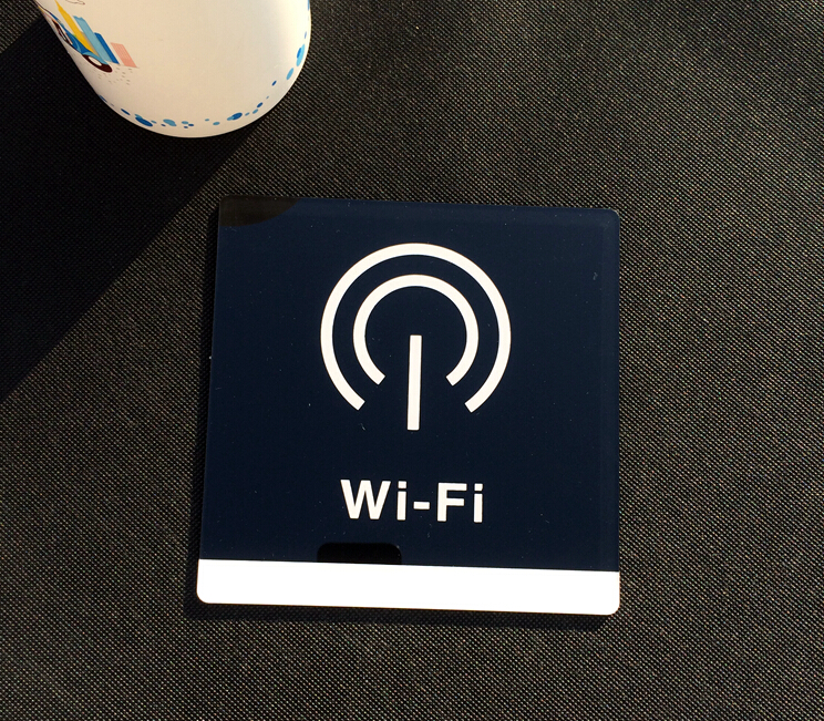 西安专业亚克力wifi桌牌设计批发