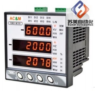AC&M数显双向电表，AC&M多功能电力表