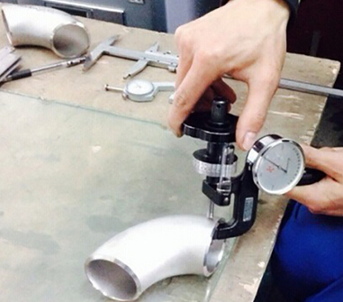 焊接弯头的口径标准测量