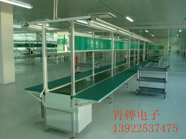 广东江门中山电源流皮带式流水线手机组装线