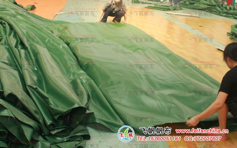 惠州防水涂层布，防雨夹网布，遮阳涂塑布