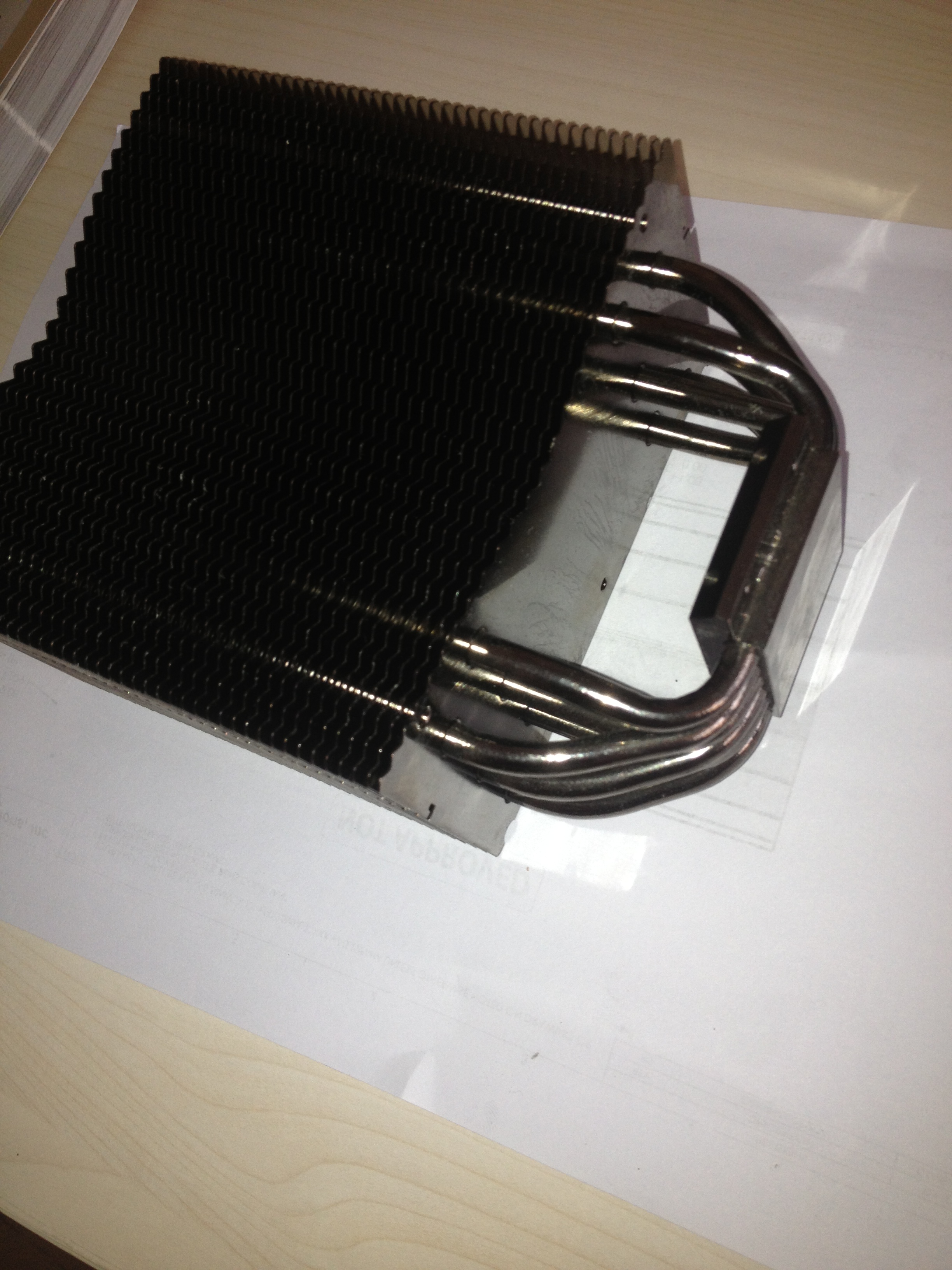 铜铝热管散热器铝挤型扣FIN插片铲片散热器
