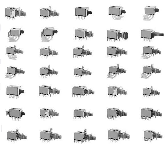 精选各种型号的直键开关规格、图片,生产商