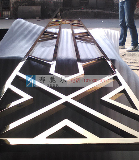 郊县不锈钢欧式屏风 不锈钢香槟金屏风