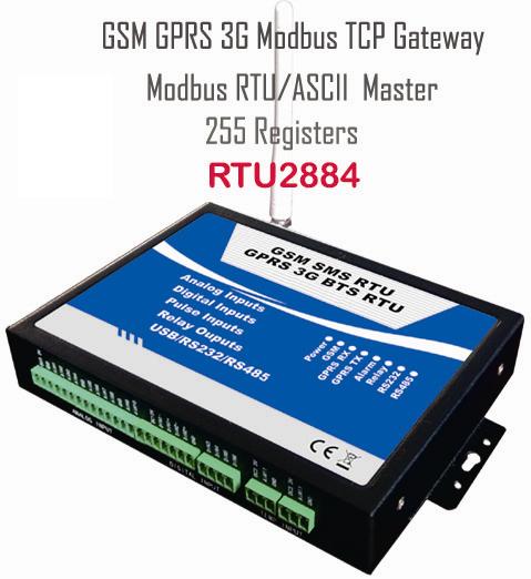 RTU2884 GSM 255年3 g Modbus RTU寄存器
