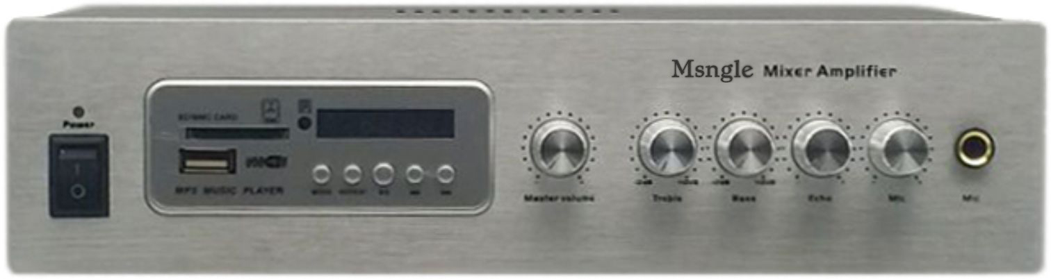 MP3带前置合并式定压功放