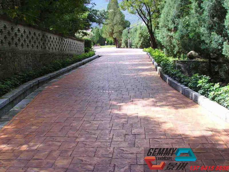 浙江彩色压花/压模/压印路面模具
