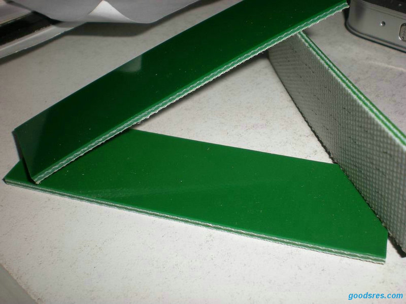 PVC绿色轻型平面防静电流水线输送带